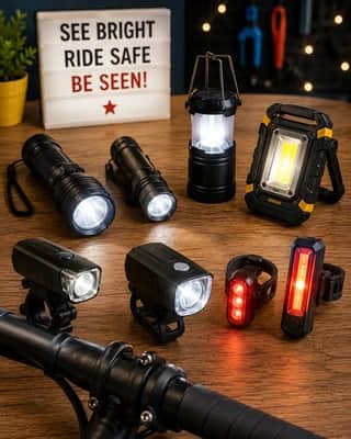 Flashlights & Bike Lights Collection at All Star Toys Inc